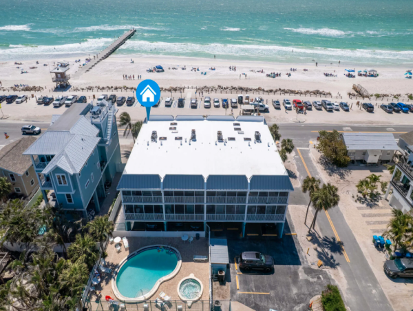 Two Bedroom Bradenton Beach Condo Gulf-Front